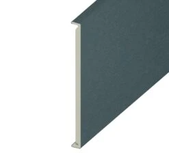 Slate Grey Woodgrain Double Edged Fascia Board - Length 5m X Width 350mm