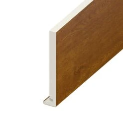 Golden Oak Woodgrain Standard Fascia Euroboard - Length 5m X Width 150mm