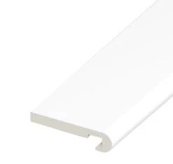 White Bull-Nosed Fascia Board - Length 5m X Width 150mm