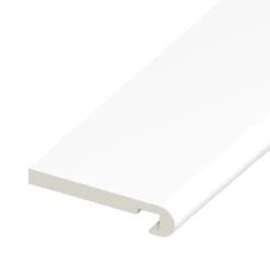 White Bull-Nosed Fascia Board - Length 5m X Width 175mm