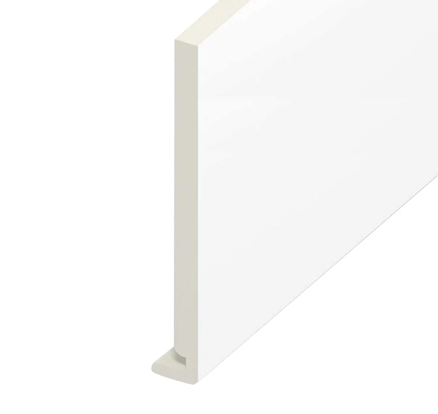 White Smooth Standard Fascia Euroboard - Length 5m X Width 250mm