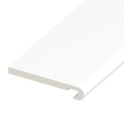 White Bull-Nosed Fascia Board - Length 5m X Width 250mm