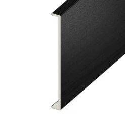 Black Ash Woodgrain Double Capping Board - Length 5m X Width 450mm