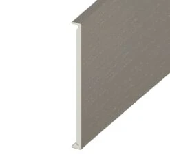 Balmoral Grey Woodgrain Double Edged Fascia Board - Length 5m X Width 450mm