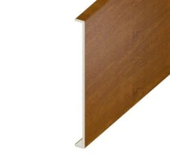 Golden Oak Woodgrain Double Capping Board - Length 5m X Width 450mm
