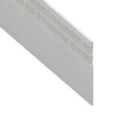 White Double Vented Soffit Board - Length 5m X Width 300mm
