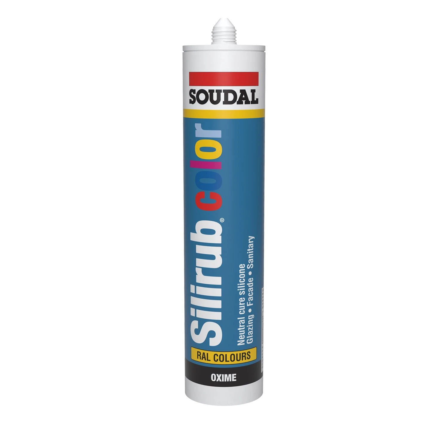 Soudal Silirub Colour Silicone Sealant
