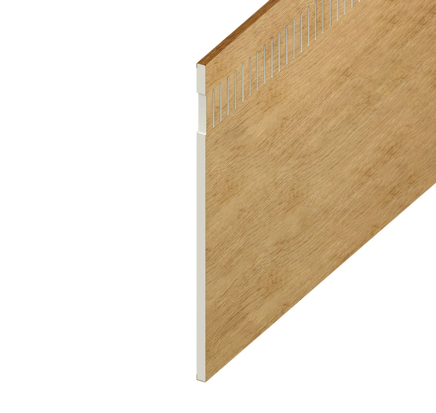 Irish Oak Woodgrain 10mm Airspace Eurosoffit Board - Length 5m X Width 200mm