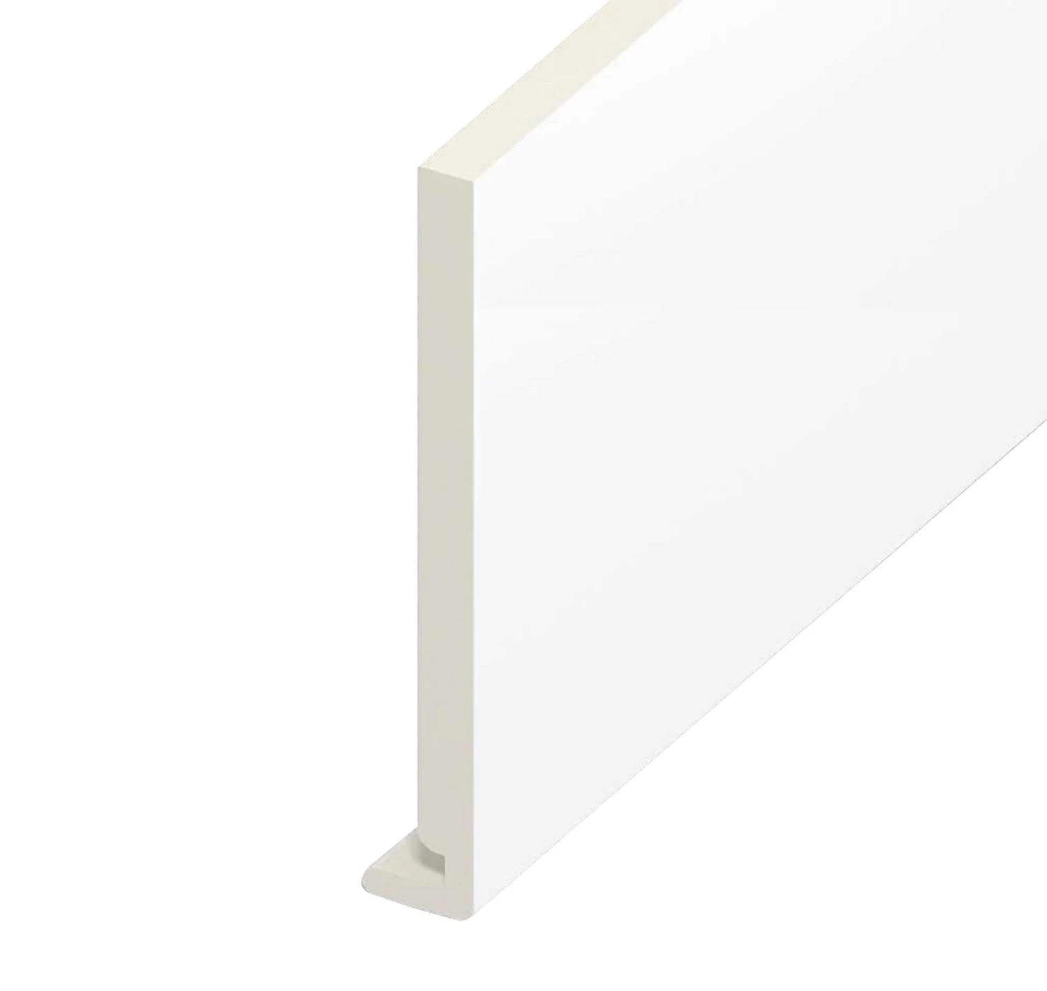 White Smooth Standard Fascia Euroboard - Length 5m X Width 200mm