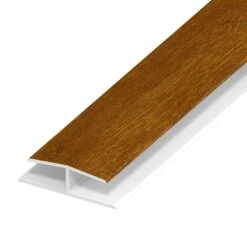 Golden Oak Woodgrain Panel Joint - Length 5m X Width 40mm