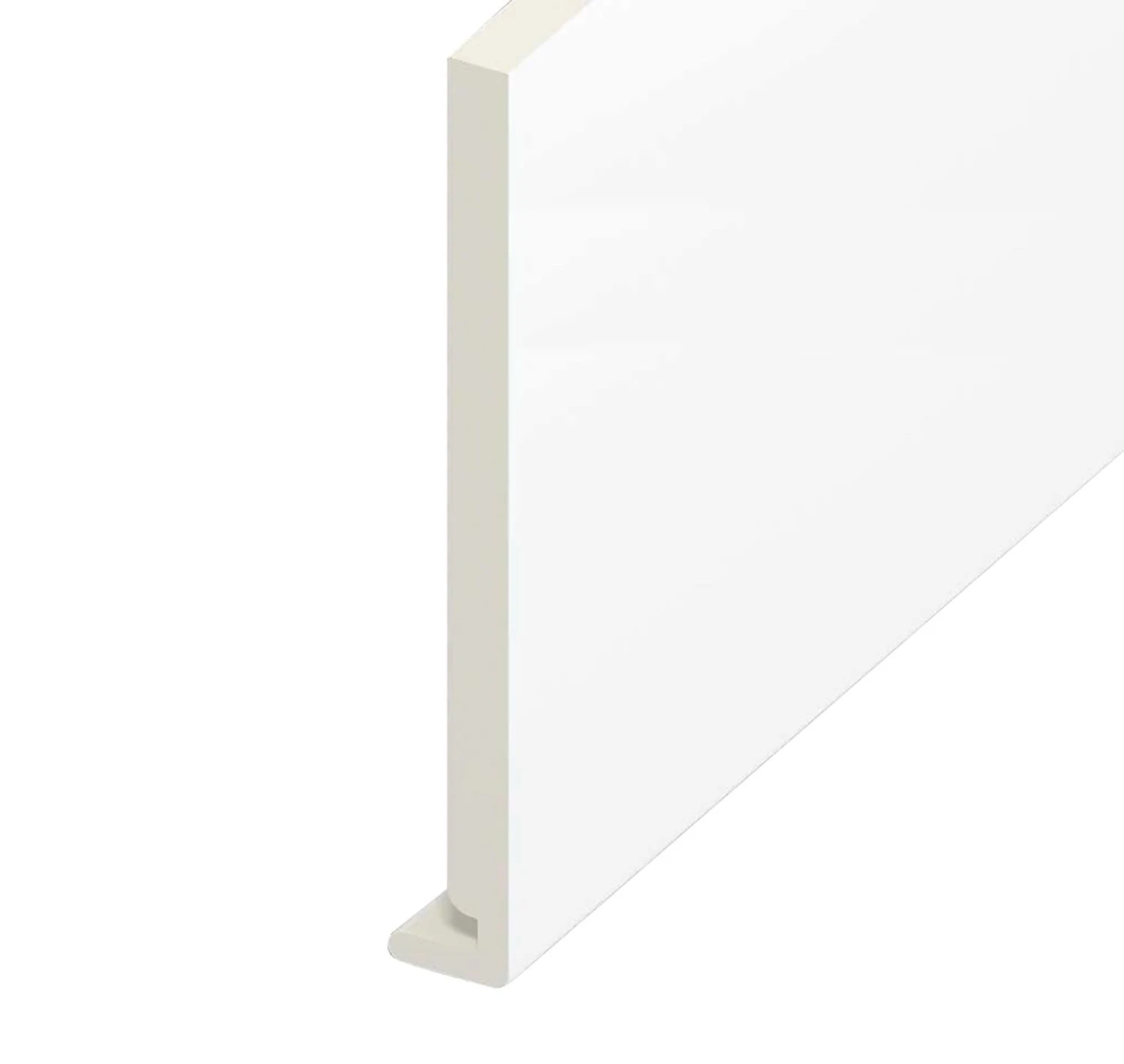 White Smooth Standard Fascia Euroboard - Length 5m X Width 300mm