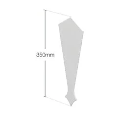 Black Ash Woodgrain Roofline Finial