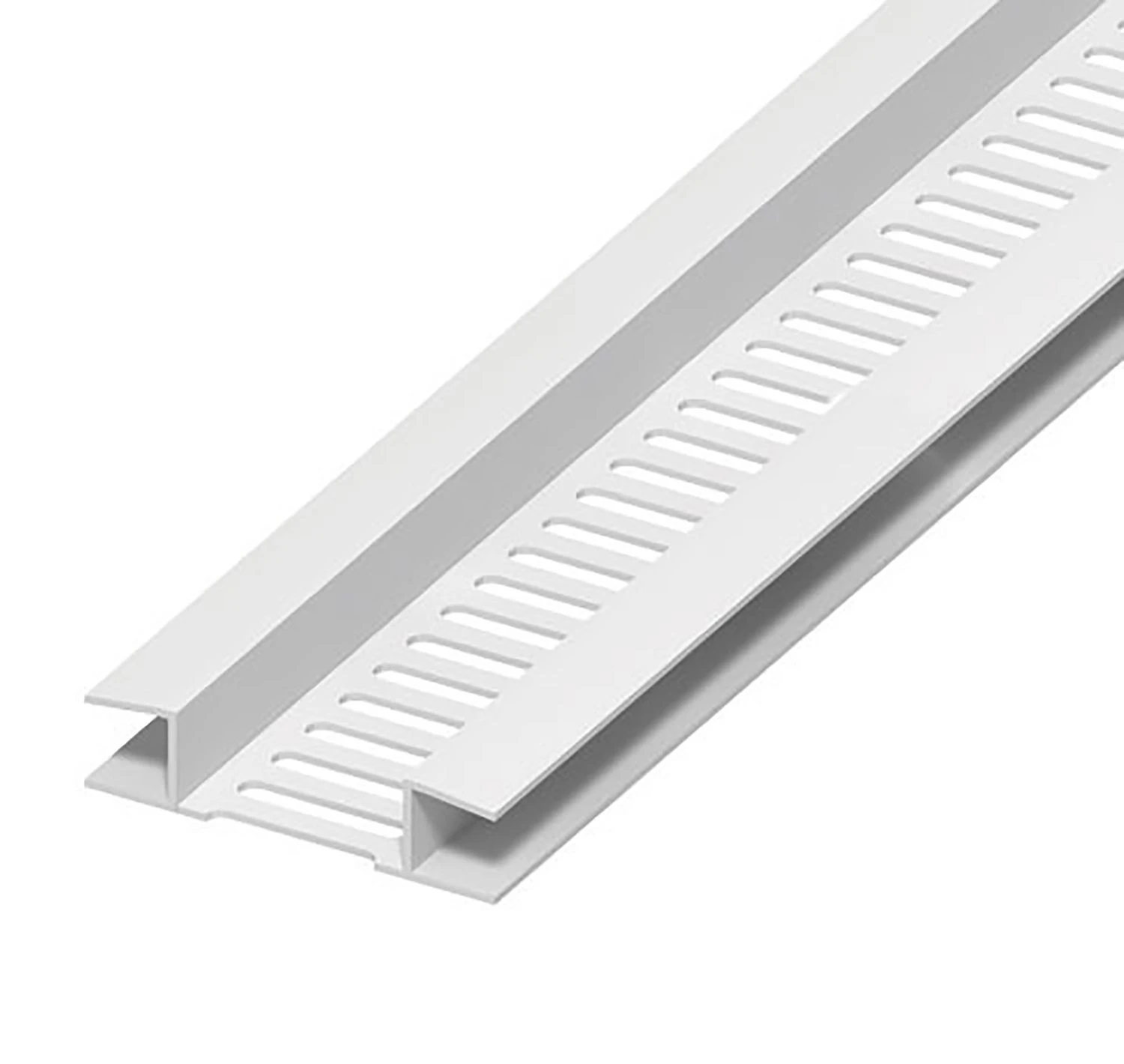 White Soffit Vent - Length 5m X Width 49mm
