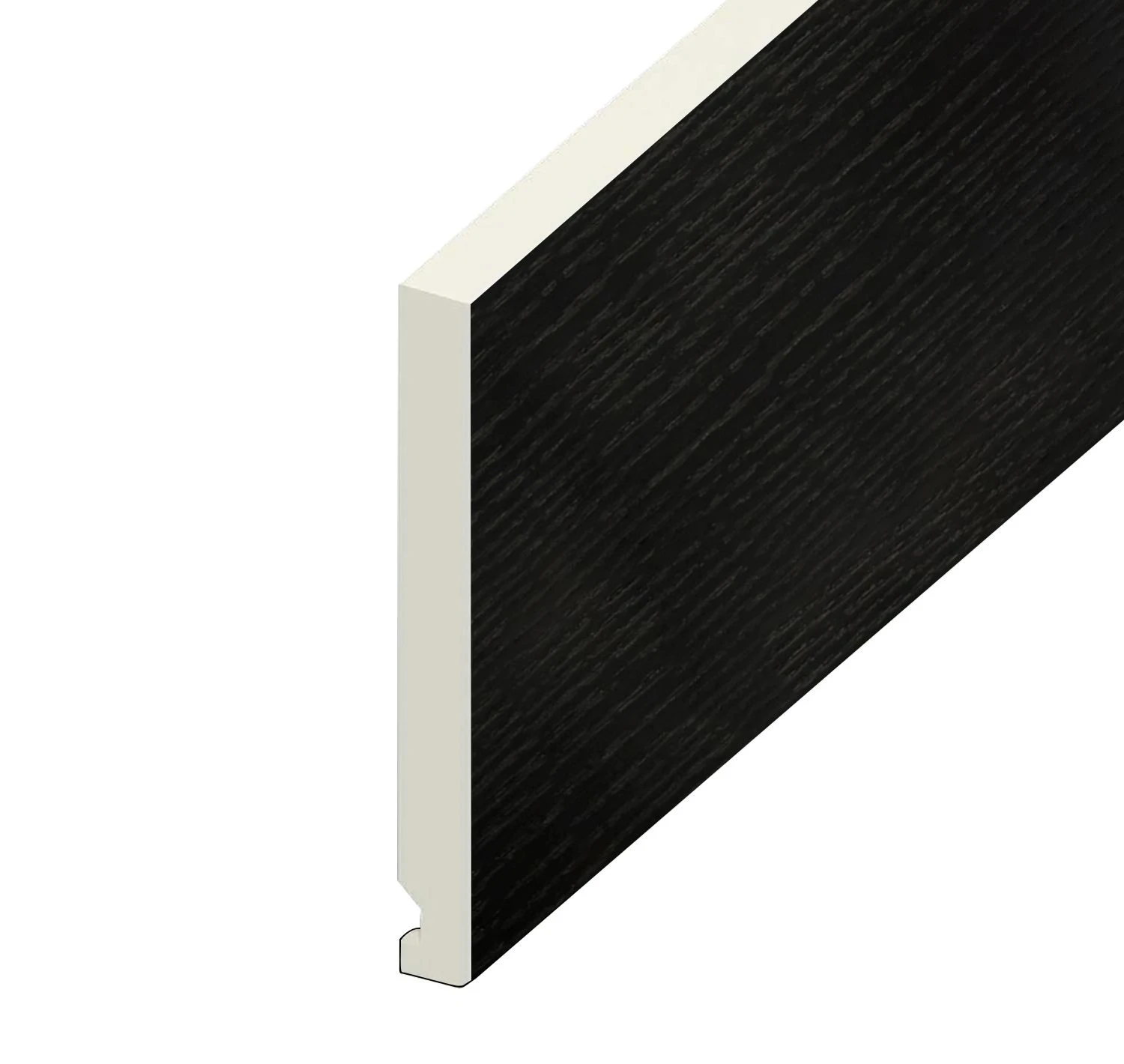 Black Ash Flat Fascia Board - Length 5m X Width 300mm