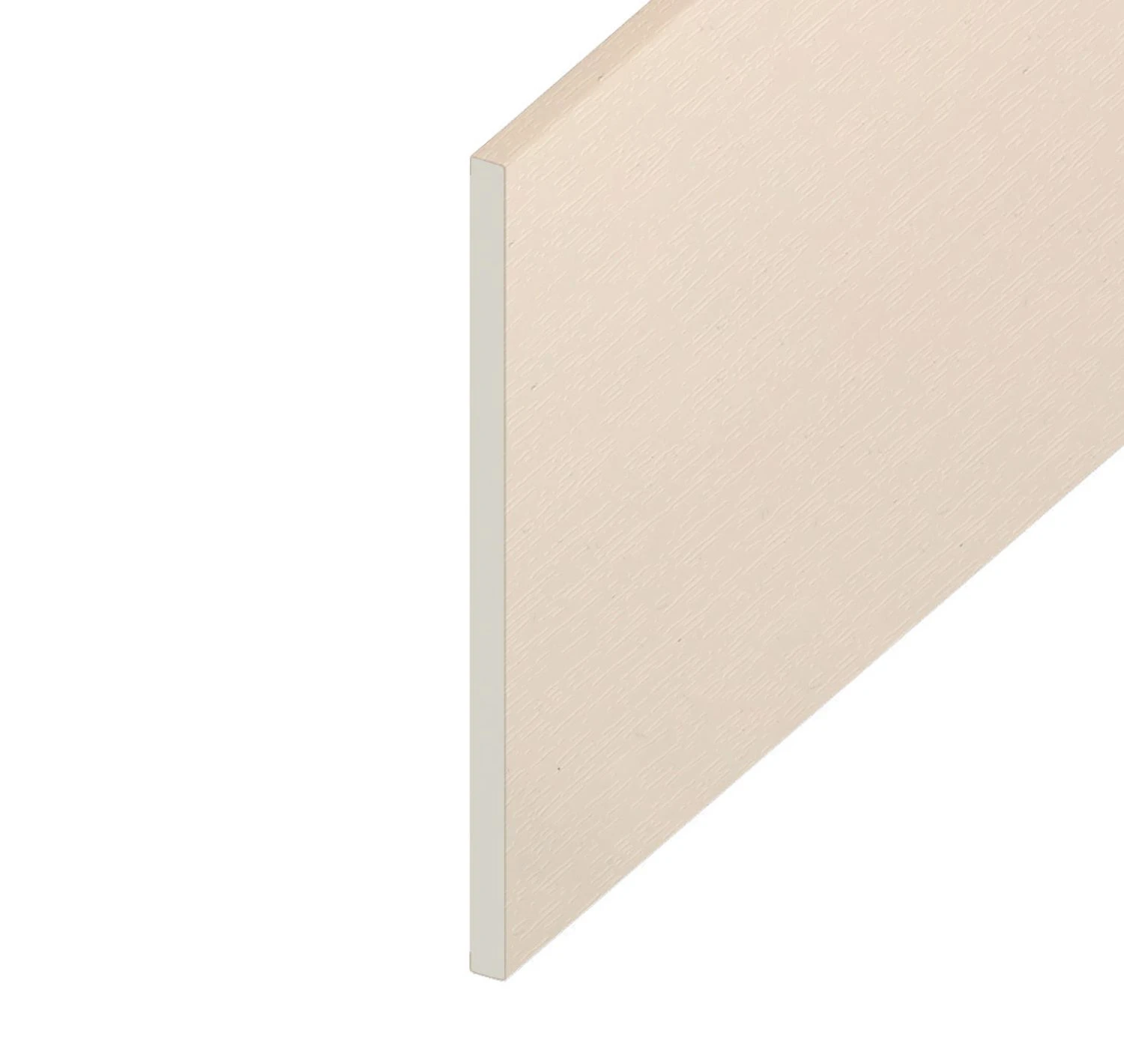 Cream White Woodgrain Utility Board - Length 5m X Width 400mm