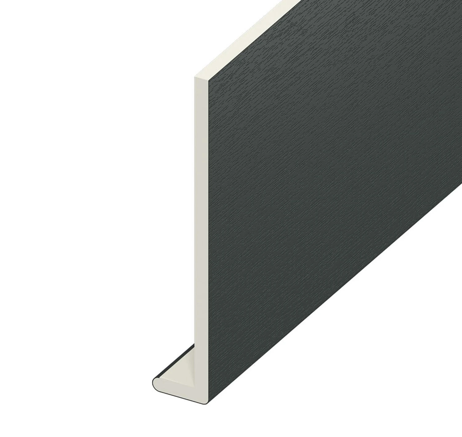 Anthracite Grey Woodgrain Capping Board - Length 5m X Width 150mm