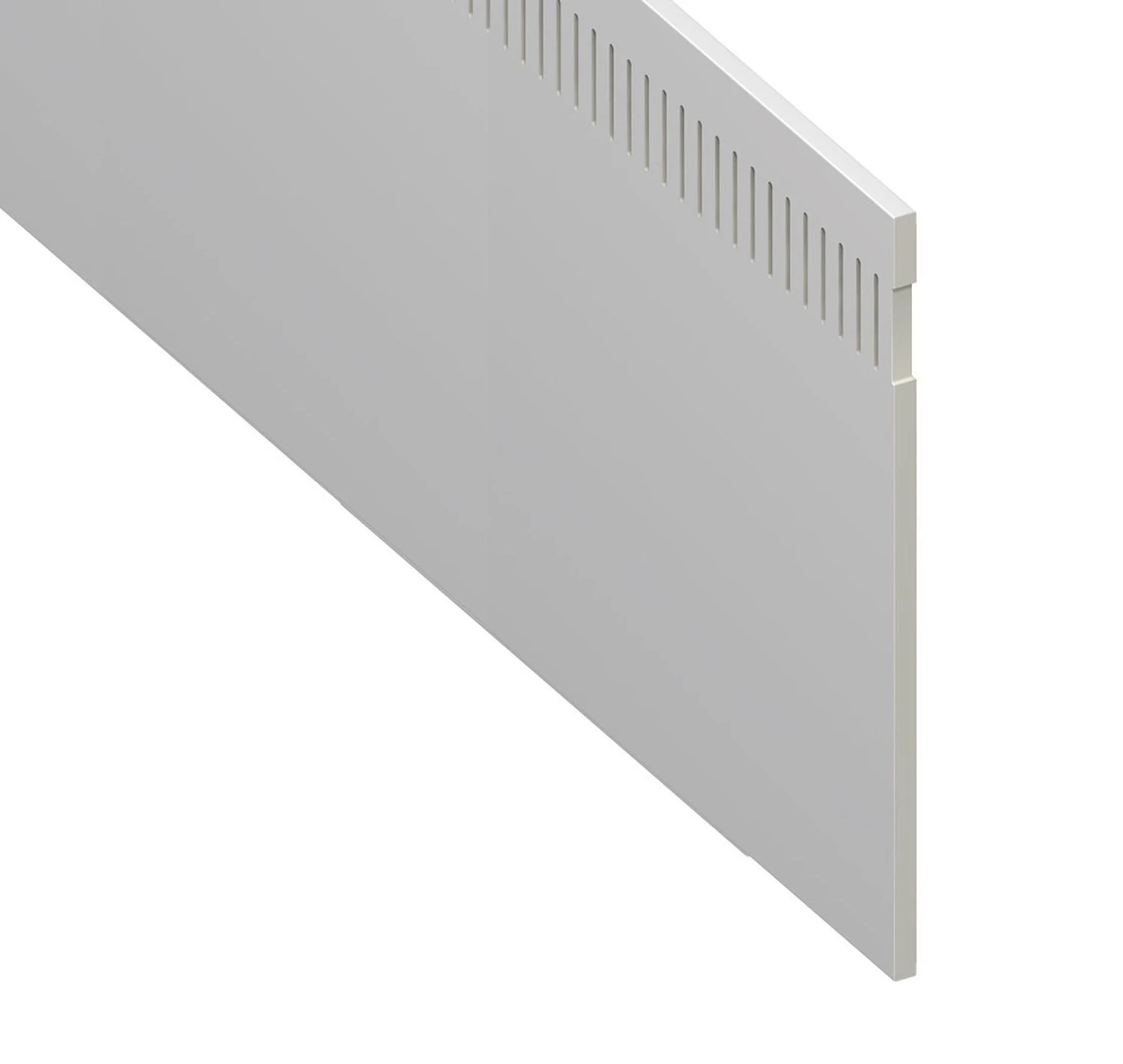 White Smooth 10Mm Airspace Eurosoffit Board - Length 5m X Width 605mm