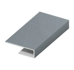 Moondust Grey Woodgrain Board Clip - Length 5m X Width 25mm