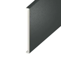 Anthracite Grey Woodgrain Double Edged Fascia Board - Length 5m X Width 450mm