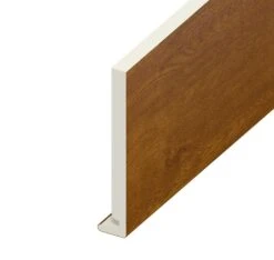 Golden Oak Woodgrain Standard Fascia Euroboard - Length 5m X Width 250mm