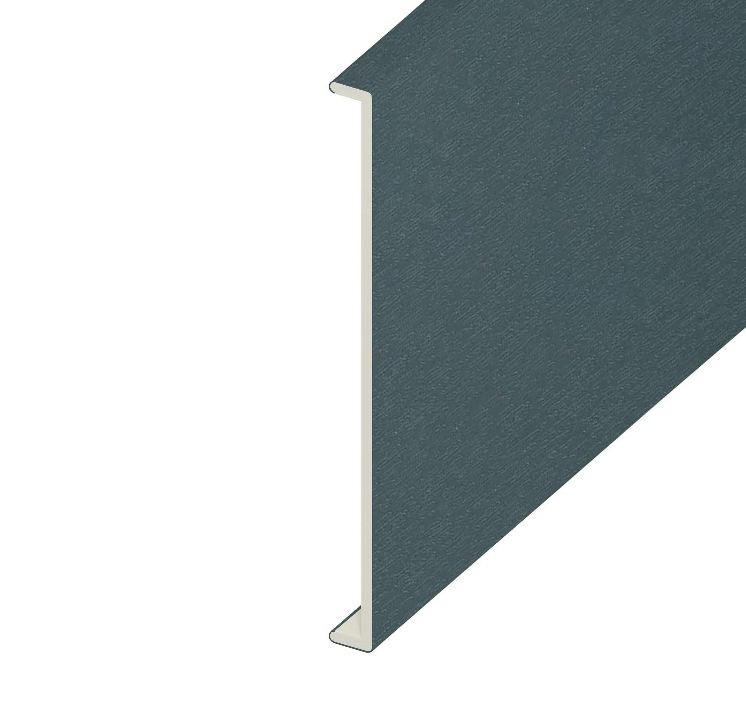 Slate Grey Woodgrain Double Capping Board - Length 5m X Width 450mm