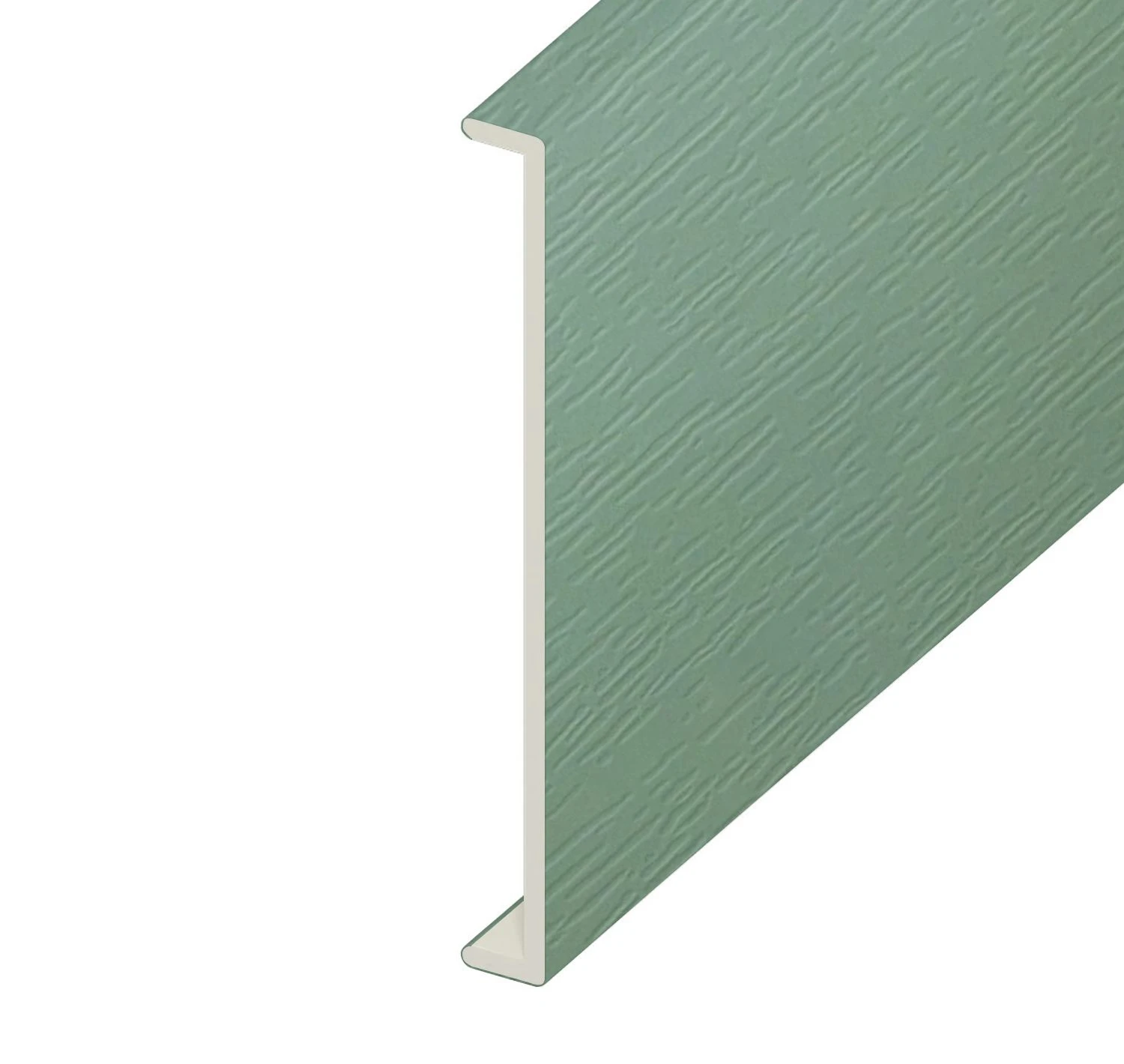 Chartwell Green Woodgrain Double Capping Board - Length 5m X Width 350mm