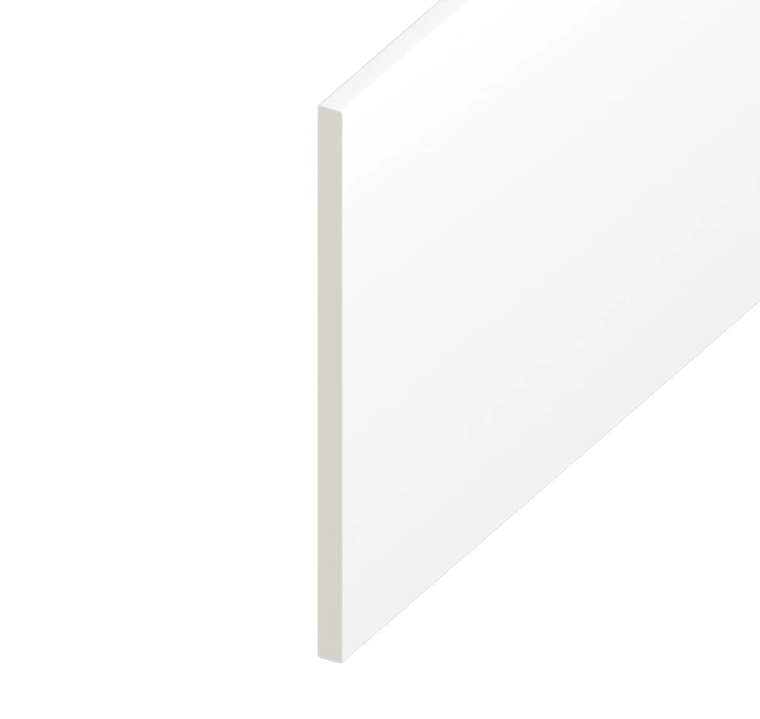 White Smooth Utility Board - Length 5m X Width 100mm