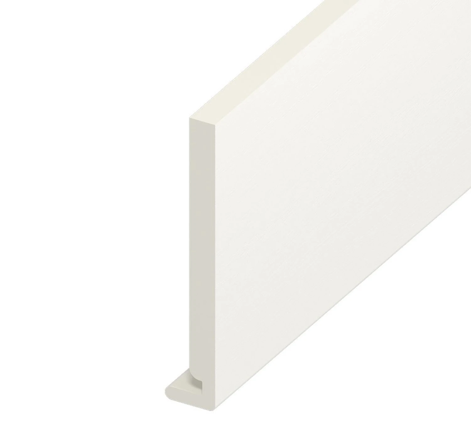 White Ash Woodgrain Standard Fascia Euroboard - Length 5m X Width 225mm