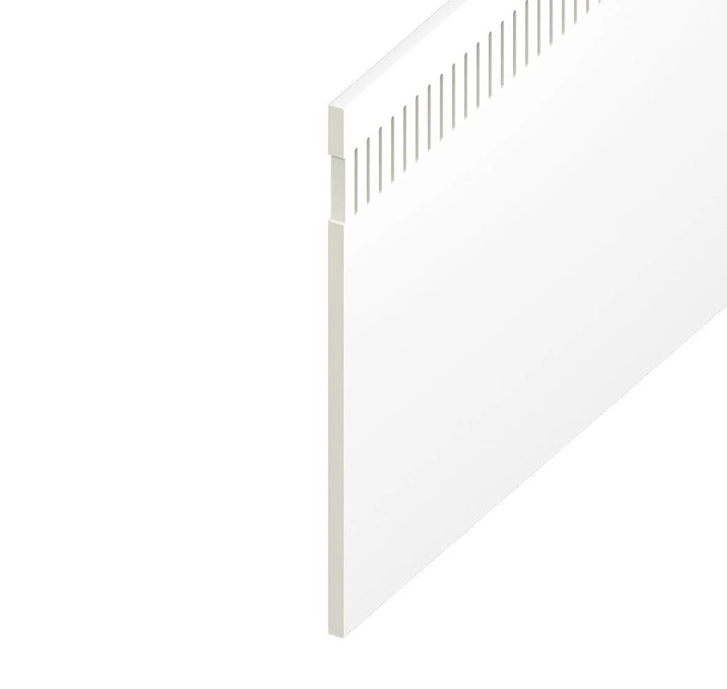White Smooth 10mm Airspace Eurosoffit Board - Length 5m X Width 350mm
