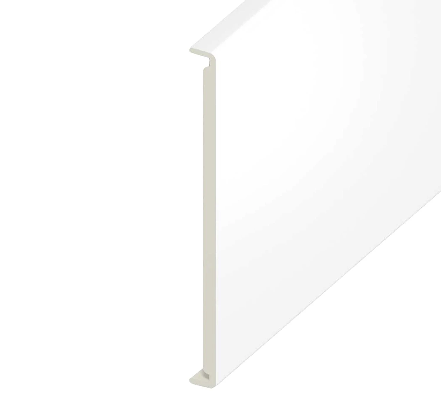 White Box End Fascia Board Standard - Length 1.25m