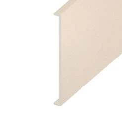 Cream White Woodgrain Double Capping Board - Length 5m X Width 450mm