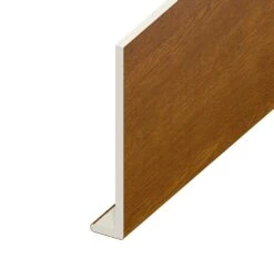 Golden Oak Woodgrain Capping Board - Length 5m X Width 225mm