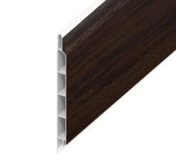 Rosewood Woodgrain Hollow Soffit Board - Length 5m X Width 100mm