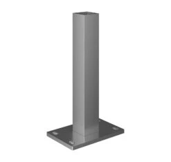 Steel Fence Base Plate With Bolts