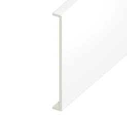 White Smooth Double Capping Board - Length 5m X Width 350mm