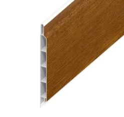 Golden Oak Woodgrain Hollow Soffit Board - Length 5m X Width 100mm
