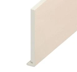 Cream White Woodgrain Standard Fascia Euroboard - Length 5m X Width 225mm