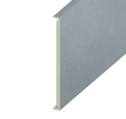 Moondust Grey Woodgrain Double Edged Fascia Board - Length 5m X Width 350mm