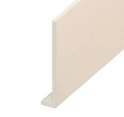 Cream White Woodgrain Capping Board - Length 5m X Width 175mm