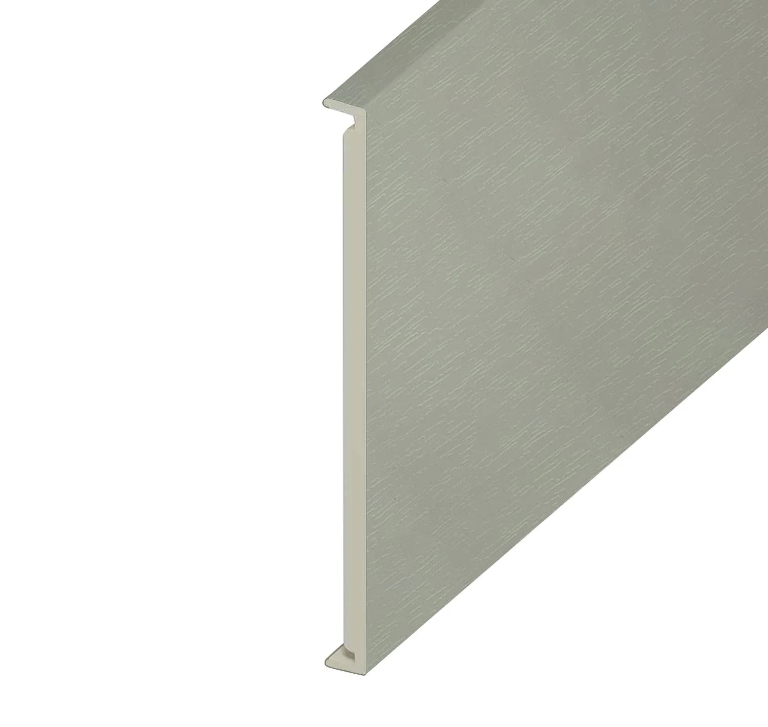 Agate Grey Woodgrain Double Edged Fascia Board - Length 5m X Width 350mm