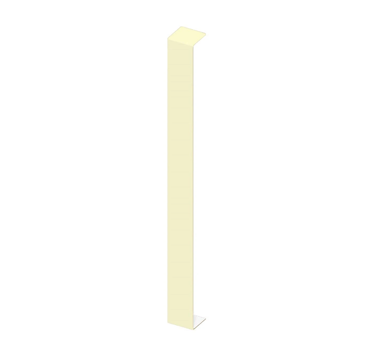 Cream Woodgrain Double Capping Board Joint Trim - Image 3