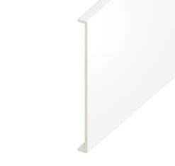 White Smooth Double Capping Board - Length 5m X Width 450mm