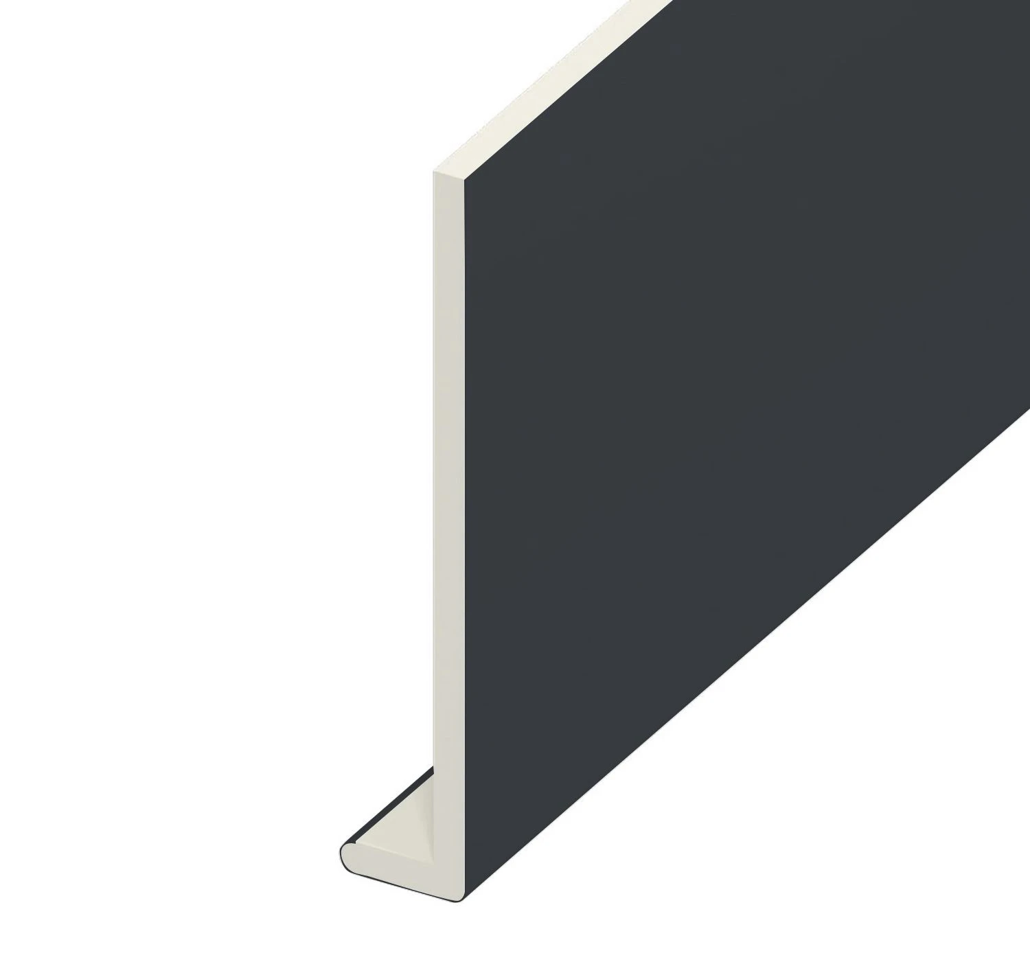 Anthracite Grey Smooth Capping Board - Length 5m X Width 150mm