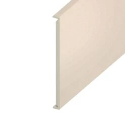 Cream White Woodgrain Double Edged Fascia Board - Length 5m X Width 350mm