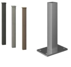 Balustrade Surface Mounted Post, Cap & Support